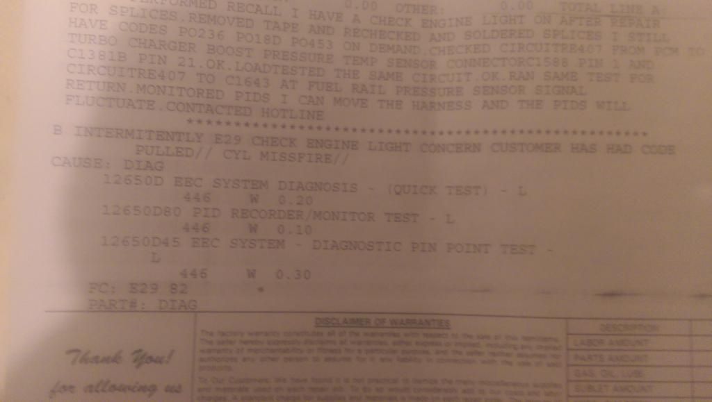 Factory Wiring harness recall resulting in pcm and wiring harness
